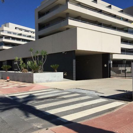 Apartamento Lujo, Primera Linea Playa, Garaje, Wifi, Piscina Climatizada Roquetas de Mar Bagian luar foto