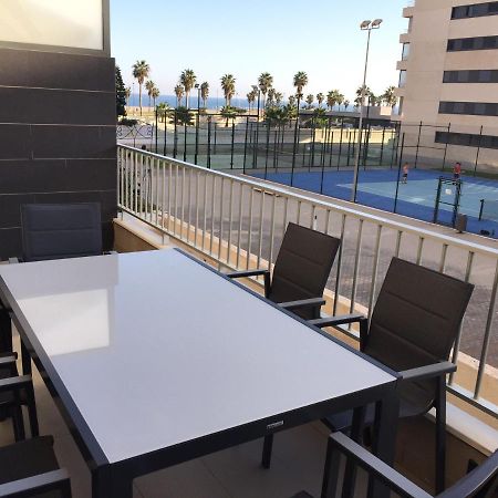 Apartamento Lujo, Primera Linea Playa, Garaje, Wifi, Piscina Climatizada Roquetas de Mar Bagian luar foto