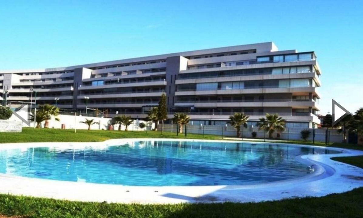 Apartamento Lujo, Primera Linea Playa, Garaje, Wifi, Piscina Climatizada Roquetas de Mar Bagian luar foto