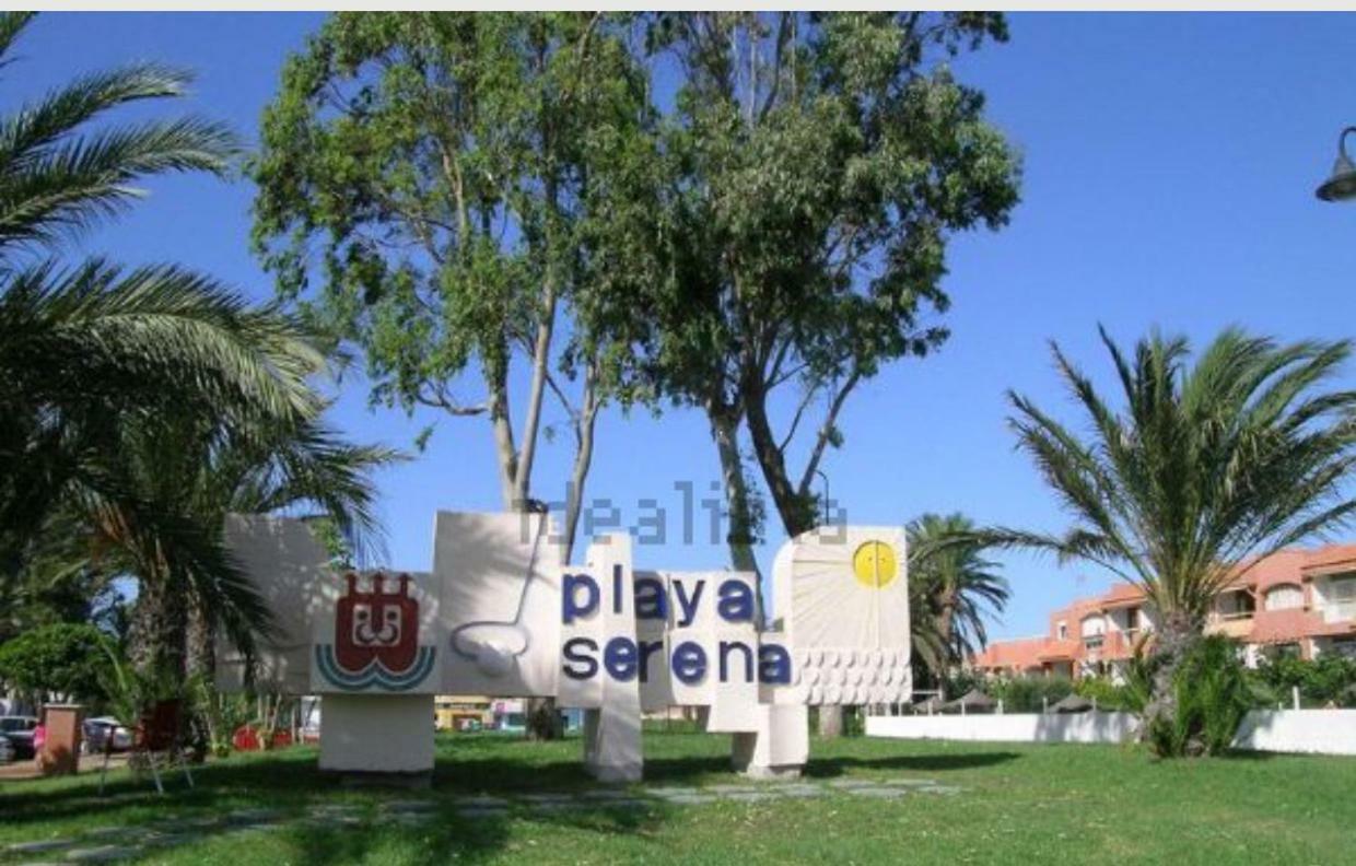 Apartamento Lujo, Primera Linea Playa, Garaje, Wifi, Piscina Climatizada Roquetas de Mar Bagian luar foto