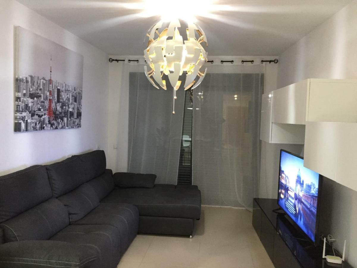Apartamento Lujo, Primera Linea Playa, Garaje, Wifi, Piscina Climatizada Roquetas de Mar Bagian luar foto